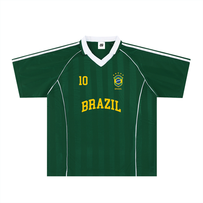 Shadow Stripe Collared Soccer Jersey