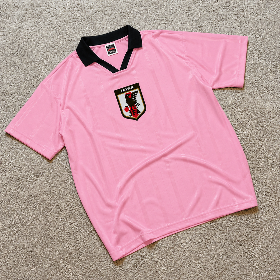 Japan Inspired Pink Vintage Football Jersey – Boxy Fit