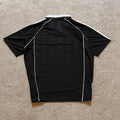 Brazil Inspired Black Vintage Football Jersey – Oversized No. 10
