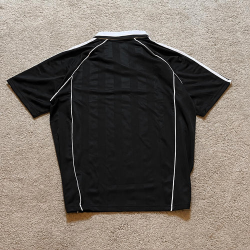 Brazil Inspired Black Vintage Football Jersey – Oversized No. 10