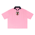 Japan Inspired Pink Vintage Football Jersey – Boxy Fit