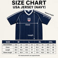 USA Inspired Navy Vintage Football Jersey – Oversized