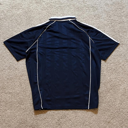 Maillot France rétro bleu marine – Écusson FFF