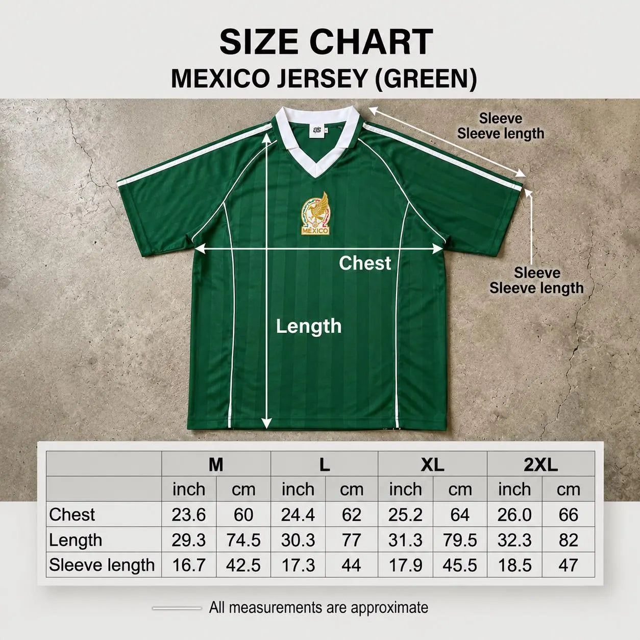Mexico Green Soccer Jersey