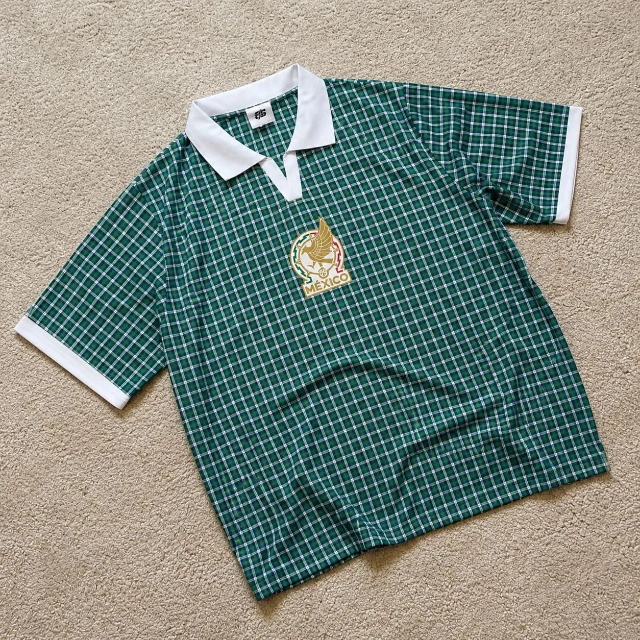 Mexico Green Plaid Jersey